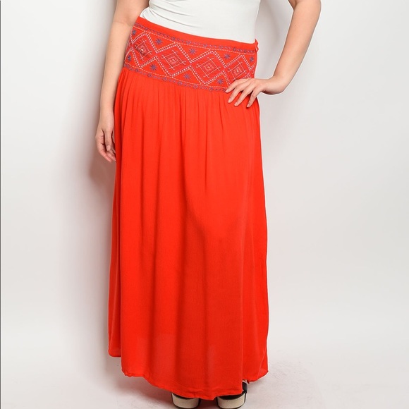 Dresses & Skirts - Red Maxi Skirt | MAKE A OFFER